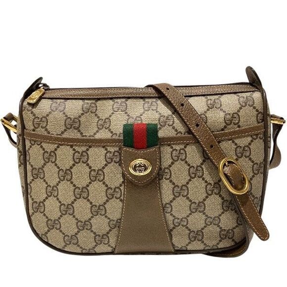 Gucci Handbags - Gucci Sherry Line PVC Leather Shoulder Bag